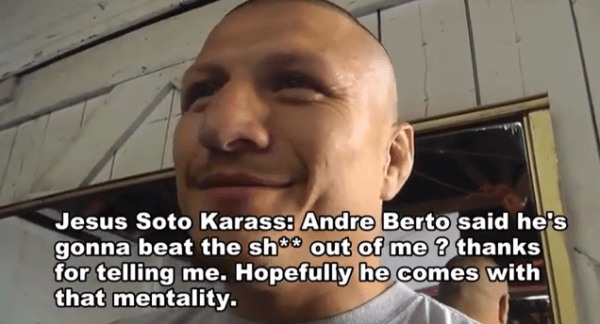 Video: Final Words from Andre Berto & Jesus Soto Karass