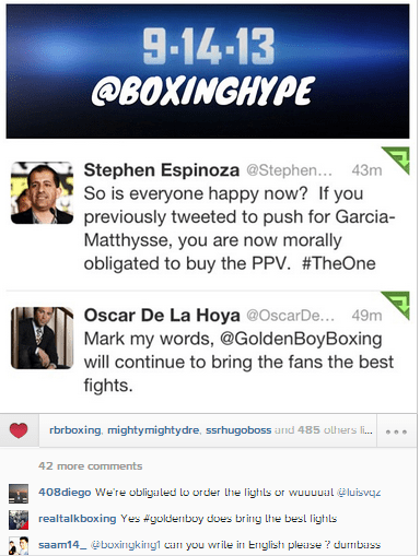 Matthysse Garcia Reaction