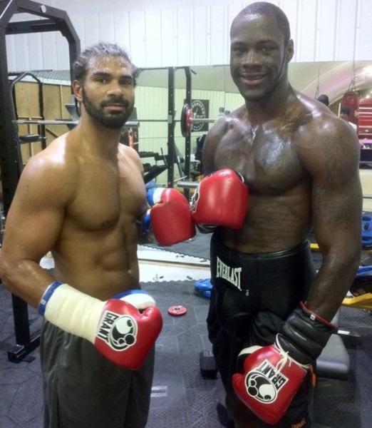 Video: Deontay Wilder Takes Big Shots from David Haye in Sparring