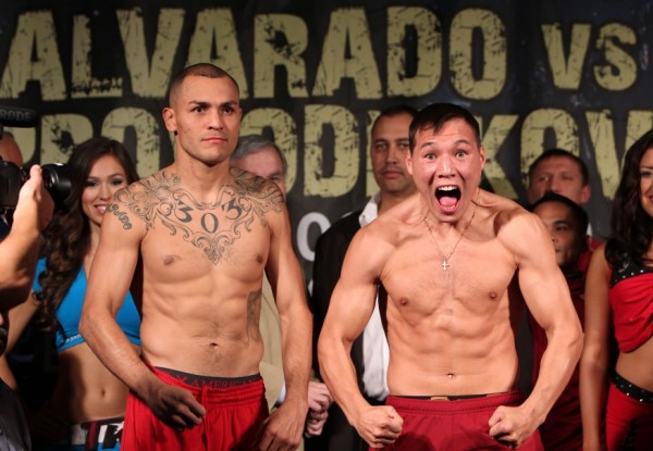 Photo Gallery: Mike Alvarado vs. Ruslan Provodnikov Weigh In