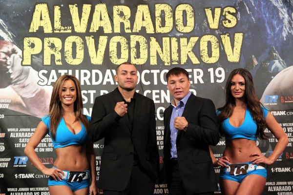 Video: Mike Alvarado vs. Ruslan Provodnikov Face Off
