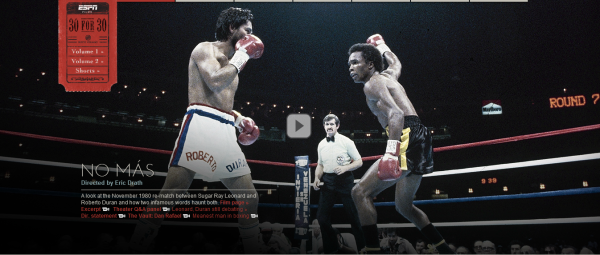 ESPN 30 for 30: No Mas