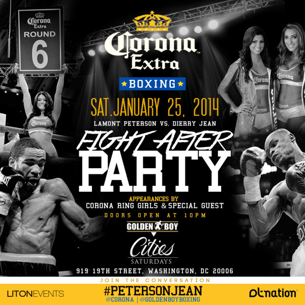 Lamont Peterson vs. Dierry Jean After Party