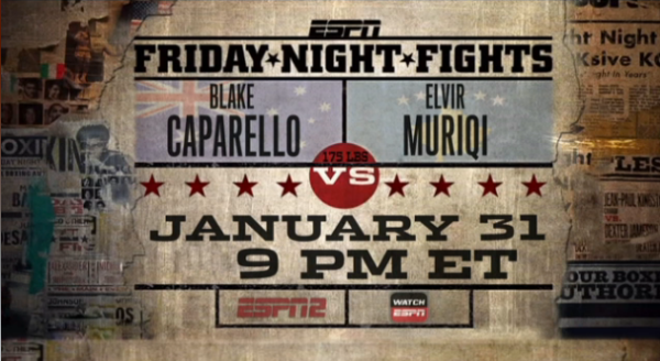 Video | ESPN Friday Night Fights Preview: Blake Caparello vs. Elvir Muriqi