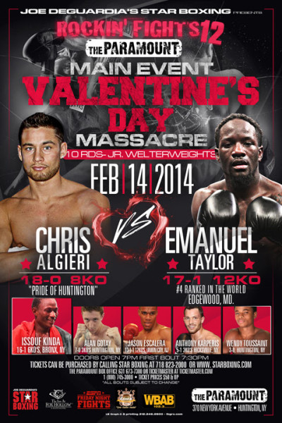 ESPN Friday Night Fights: Algieri vs. Talyor Recap