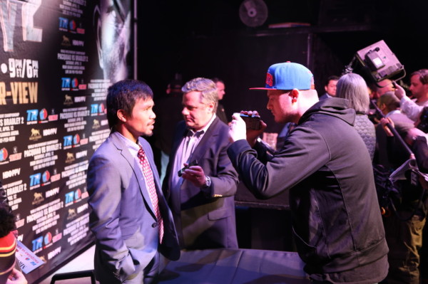 Video | Manny Pacquiao Interview at NYC Press Conference