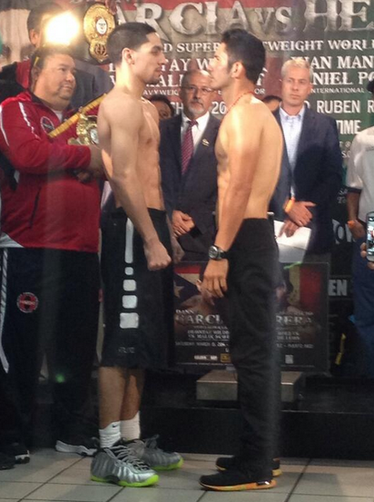 Garcia-Herrera Weigh In - Showtime via Twitter