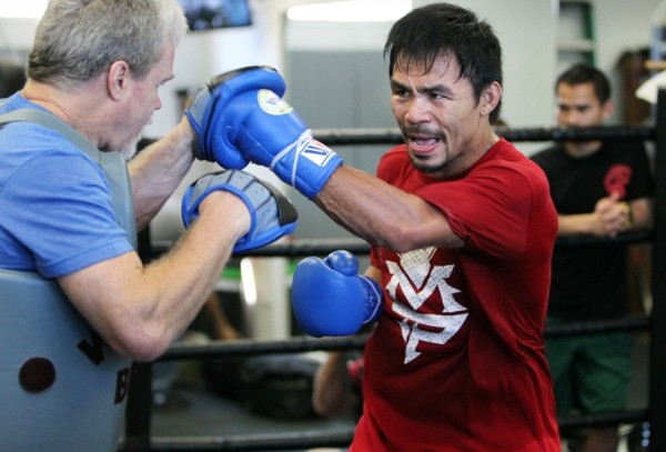 Photo Gallery: Manny Pacquiao Training for Rematch vs. Timothy Bradley