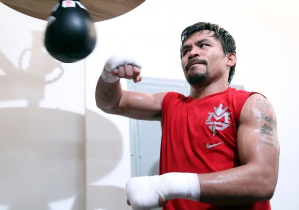 Photo Gallery: Manny Pacquiao Training Hard for Bradley Rematch