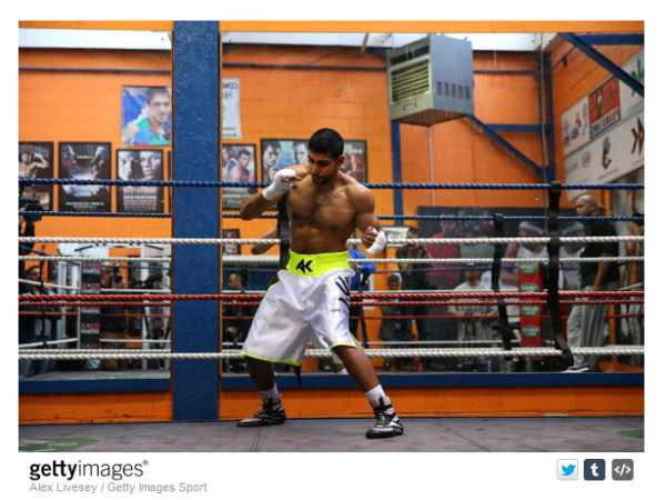 Khan Ready to Dazzle Against Collazo