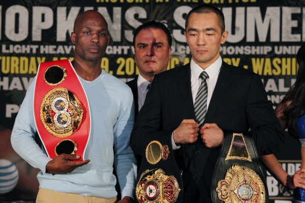Watch | Bernard Hopkins vs. Beibut Shumenov Live Weigh In