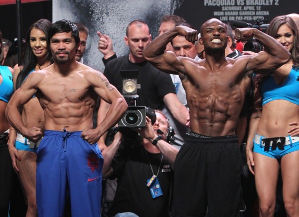 Photo Gallery: Manny Pacquiao vs. Timothy Bradley Weigh In