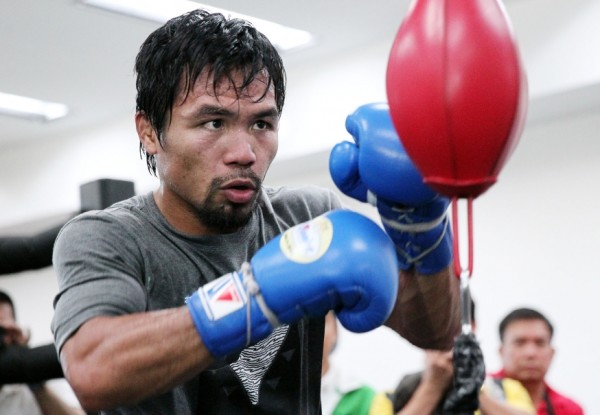 Pacquiao Last Training Day - Chris Farina Top Rank