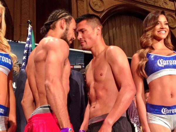 Thurman vs. Diaz Weigh In Photos & Weights