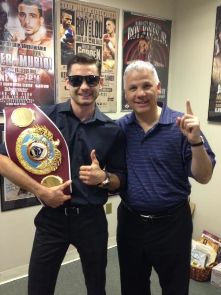 Chris Algieri Receives WBO Belt