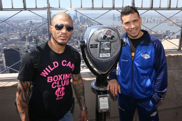 Photo Gallery: Cotto vs. Martinez Visit Empire State Building