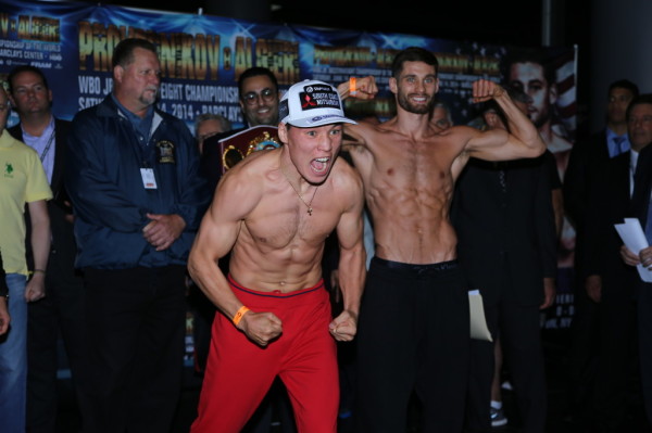 Photo Gallery: Ruslan Provodnikov vs. Chris Algieri Weigh In