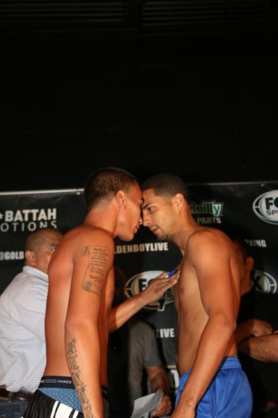 Photo Gallery: Belmontes vs. Cotto Weigh In