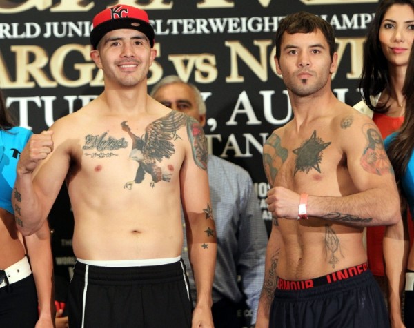 Rios vs. Chaves Weights and Photos