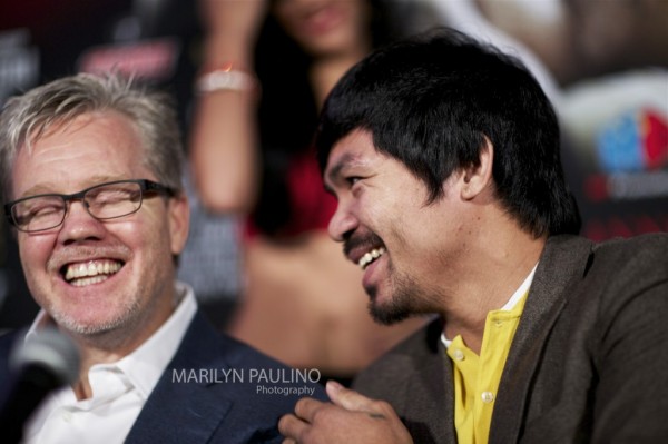 Roach Praises Pacquiao’s Preparation for Algieri Bout