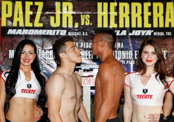Weigh In Results: Jorge Paez Jr. vs. Aaron Herrera