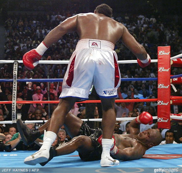 Mike Tyson Lennox Lewis - Jeff Haynes AFP