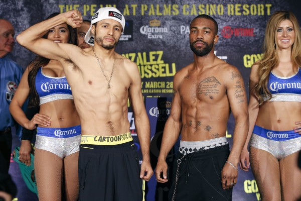 Jhonny Gonzalez vs. Gary Russell Jr.: Weighs & Photos