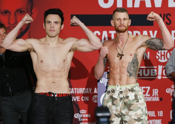 Chavez Jr. vs. Fonfara Weigh In Results