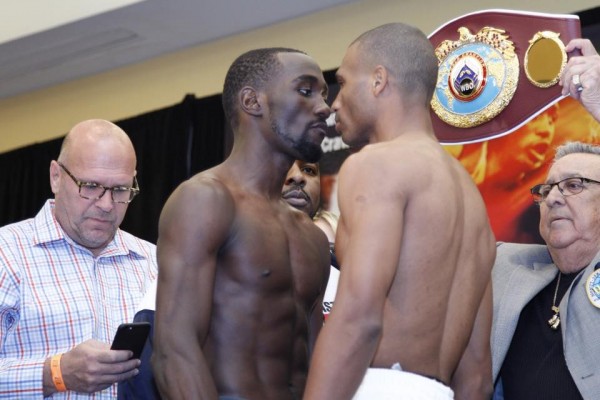 Crawford vs. Dulorme Weigh In Results