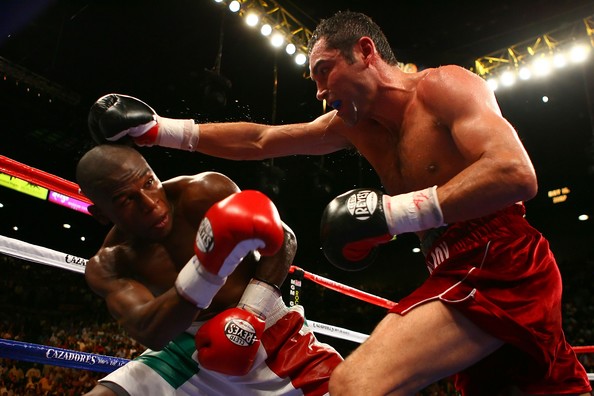 Floyd Mayweather Oscar De La Hoya - Al Bello Getty Images