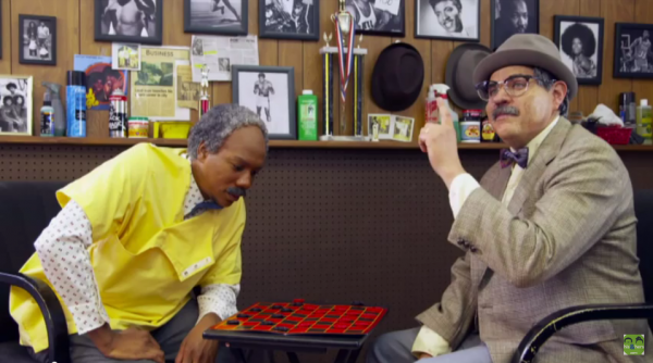 ESPN2’s His & Hers Spoof “Coming to America” Barbershop Scene with Mayweather-Pacquiao Dialogue
