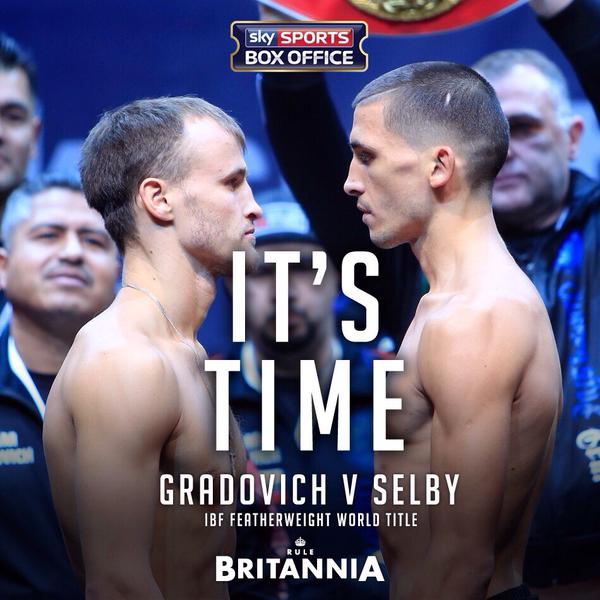 Gradovich vs. Selby - Matchroom Boxing via Twitter