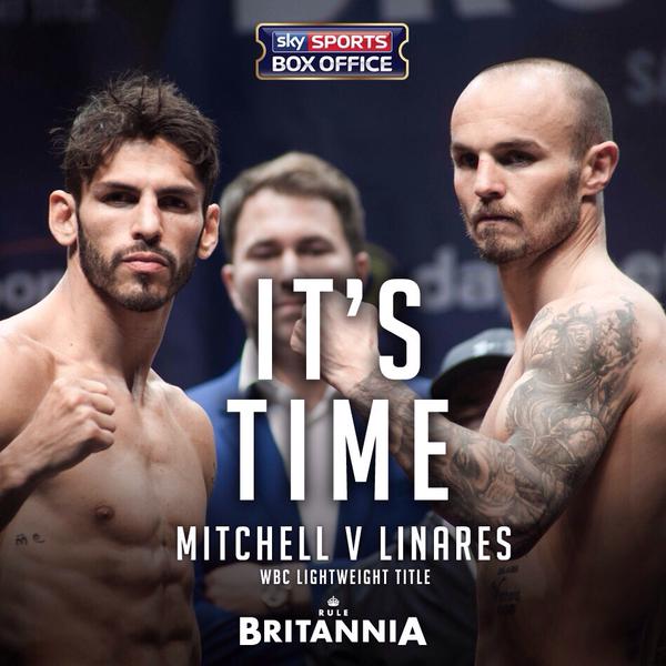Jorge Linare vs. Kevin Mitchell Matchroom Boxing via Twitter