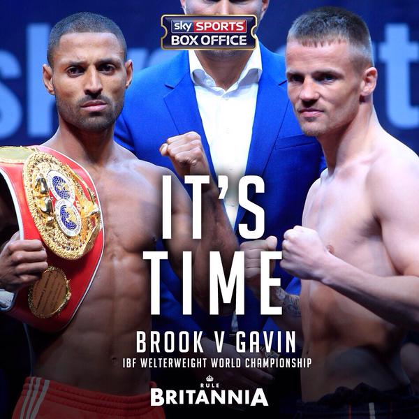 Kell Brook vs. Frankie Gavin - Matchroom Boxing via Twitter
