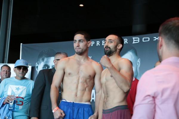 Garcia vs. Malignaggi Weigh-In Results