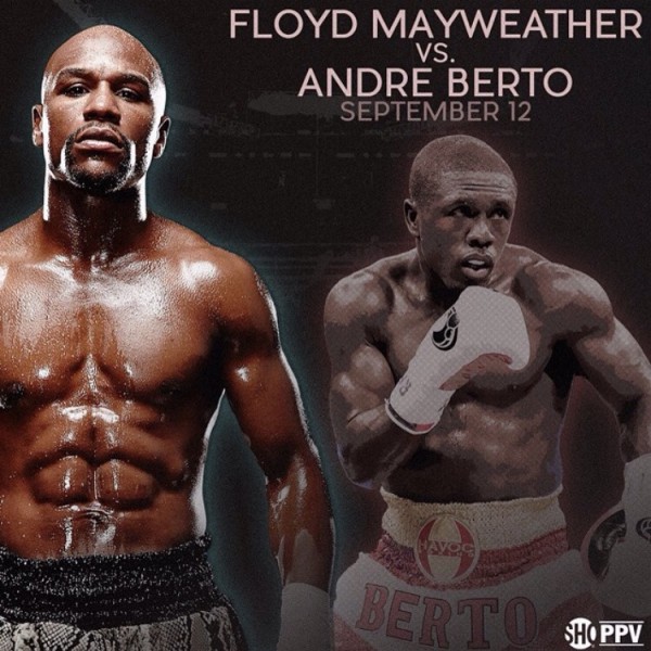 Floyd Mayweather vs. Andre Berto Official for Sept. 12