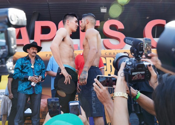 Leo Santa Cruz vs. Abner Mares Weigh-In Results