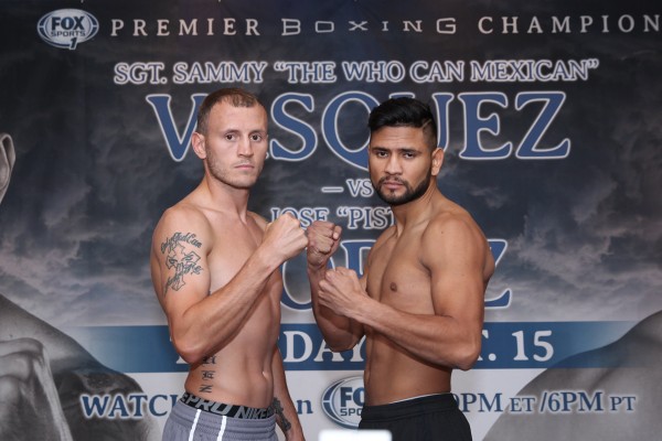 Sammy Vasquez vs. Jose Lopez Weigh-In Results & Photos