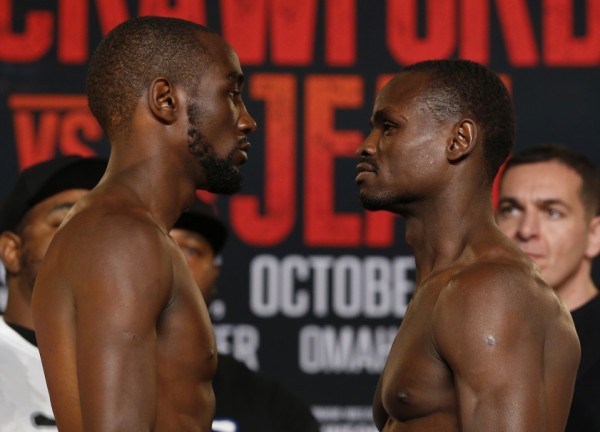 Terence Crawford vs. Dierry Jean Weigh-In Photos & Video