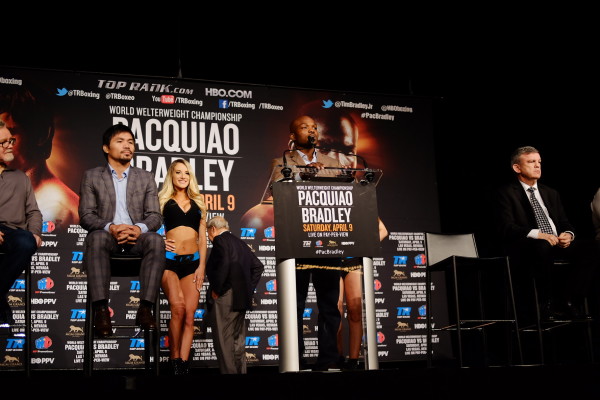 Video | Pacquiao vs. Bradley NYC Press Conference – Bradley Speaks