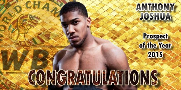 ANTHONY JOSHUA prospect of the year 2015