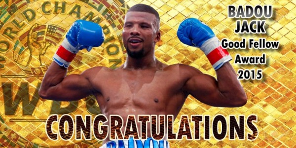 Good Fellow Award badou jack -