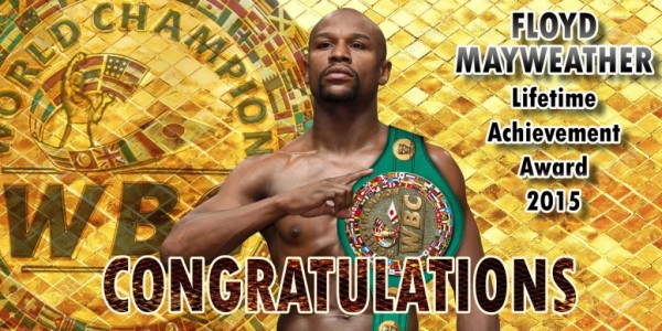 Lifetime Achievement Award Floyd Mayweather -