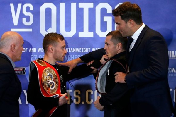 Frampton-Quigg Face Off Gets Physical