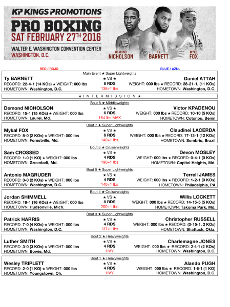Kings Boxing BOUTSHEET 2016-02-27-1