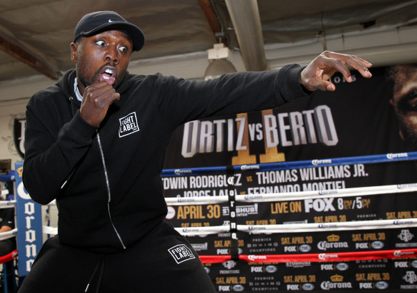 Andre Berto - Ortiz_Berto Fight Week Workouts _Workout_ Chris Farina_TGB Promotions_Premier Boxing Champions