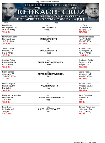 Bout Sheet