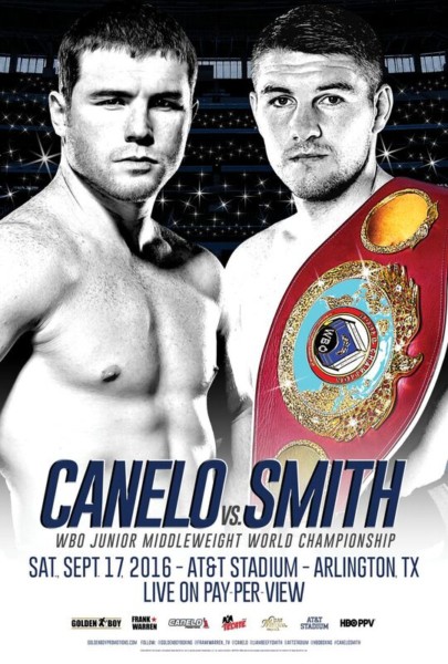 AT&T Stadium to Host Liam Smith vs. Canelo Alvarez