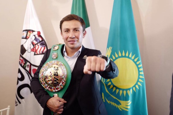 Gennady Golovkin Receives WBC Belt in Mexico
