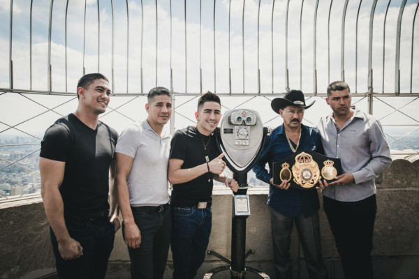 Leo Santa Cruz and Carl Frampton Kick off Fight Week With Empire State Building Face Off